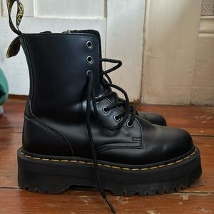 Dr martens Jadon platform combat boots size 8